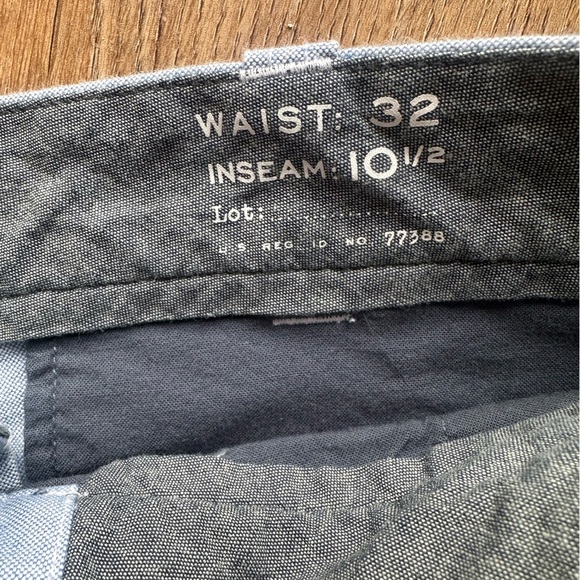 J. Crew Oxford Cotton men’s shorts, size 32 and 10.5 inseam, bundle of 2 - Picture 7 of 10